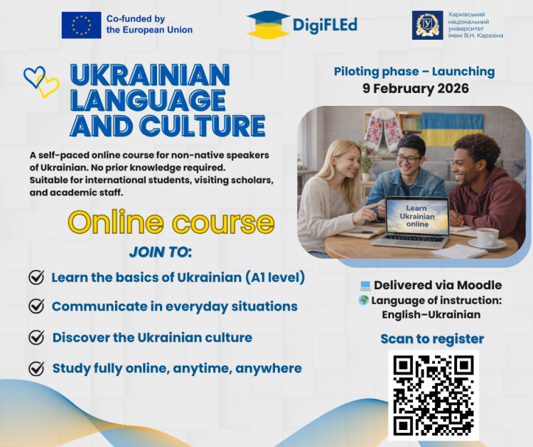 ​Learn Ukrainian from scratch — online and at your own pace!