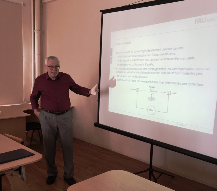 Visit of Professor Gerhard Koller within the framework of the weeks of German culture in Ukraine