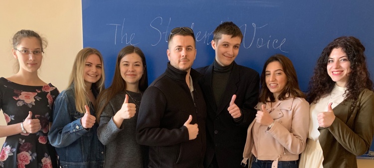 The new issue of the student newspaper "The Student Voice" is here